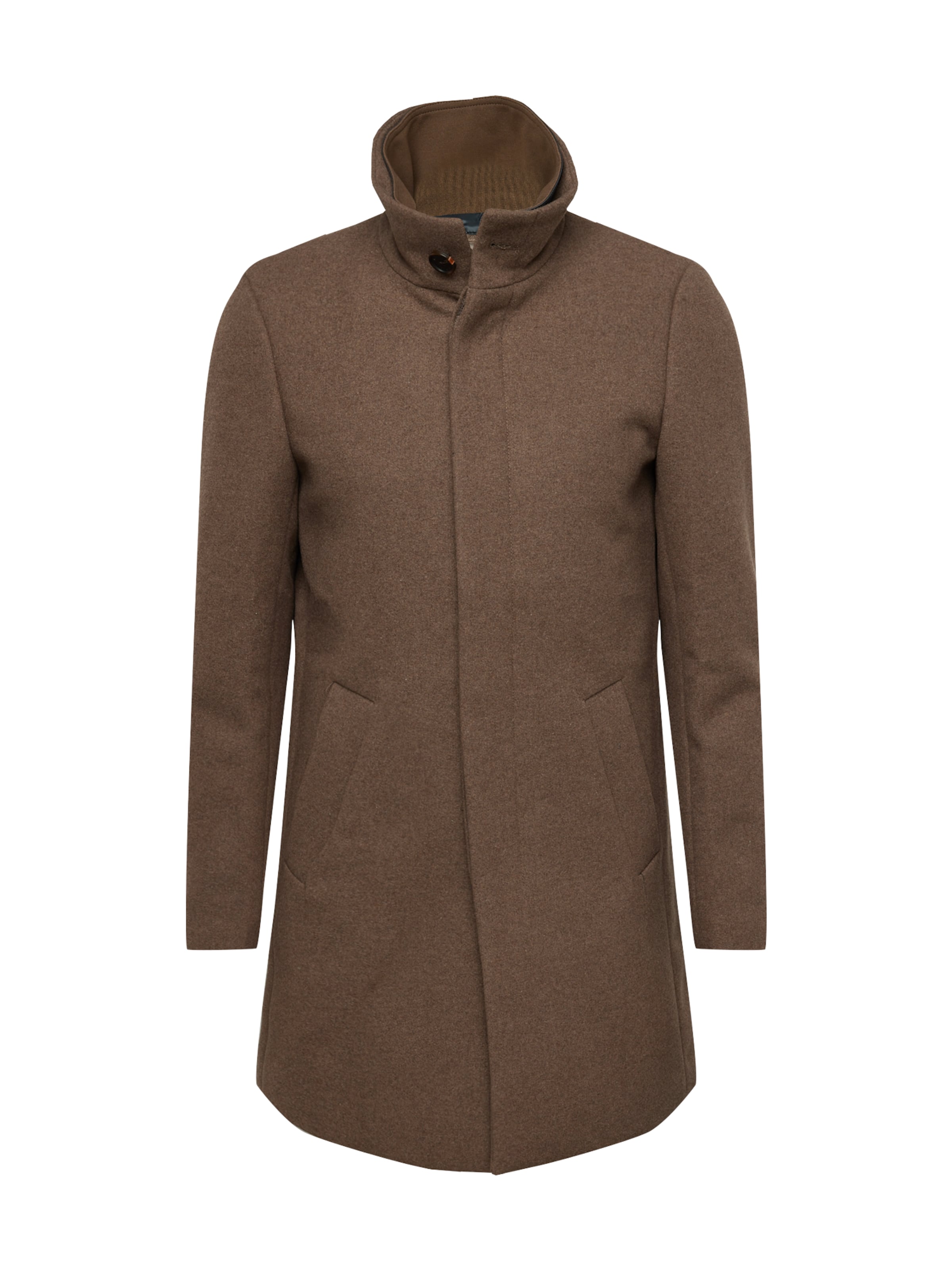 Matinique Ανοιξιάτικο και φθινοπωρινό παλτό 'Harvey' σε καφέ: μπροστά