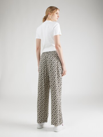 Wide Leg Pantalon 'FLUID' TOMMY HILFIGER en beige