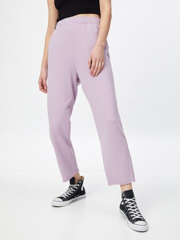 Regular Pantalon GAP en violet : devant