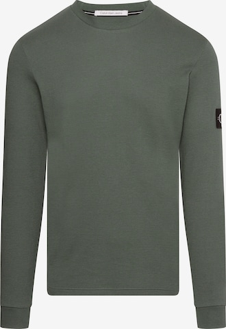 Calvin Klein Jeans - Camiseta en verde: frente