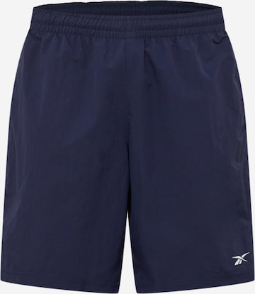 Reebok Sport - Pantalón deportivo en azul: frente