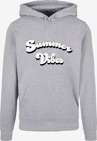 Merchcode Sweatshirt 'Summer Vibes' in Grau: predná strana