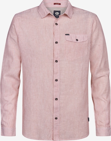 Petrol Industries Hemd 'Eclipse' in Rot: Vorderseite