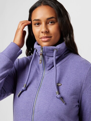 Ragwear Plus Zip-Up Hoodie 'RYLIE' in Blue