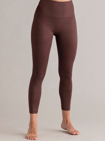 Hey Honey Skinny Leggings 'Cropped' in Braun
