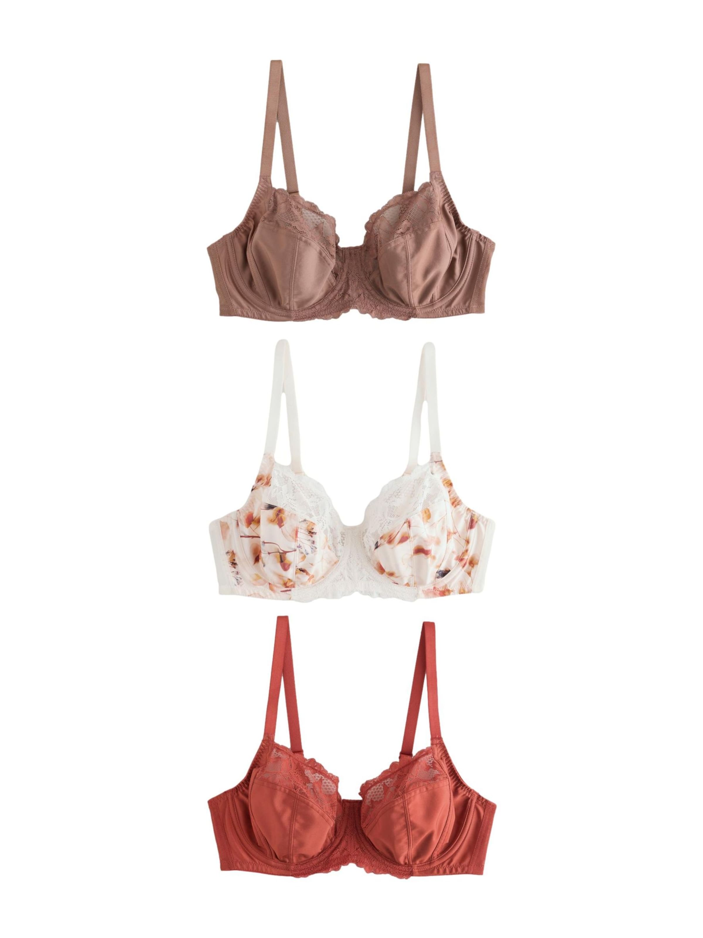 Next BH i 80/H i creme / choko / rustrød, Produktvisning