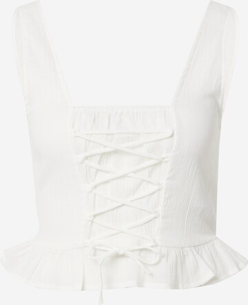 Gina Tricot Blouse 'Karita' in White: front