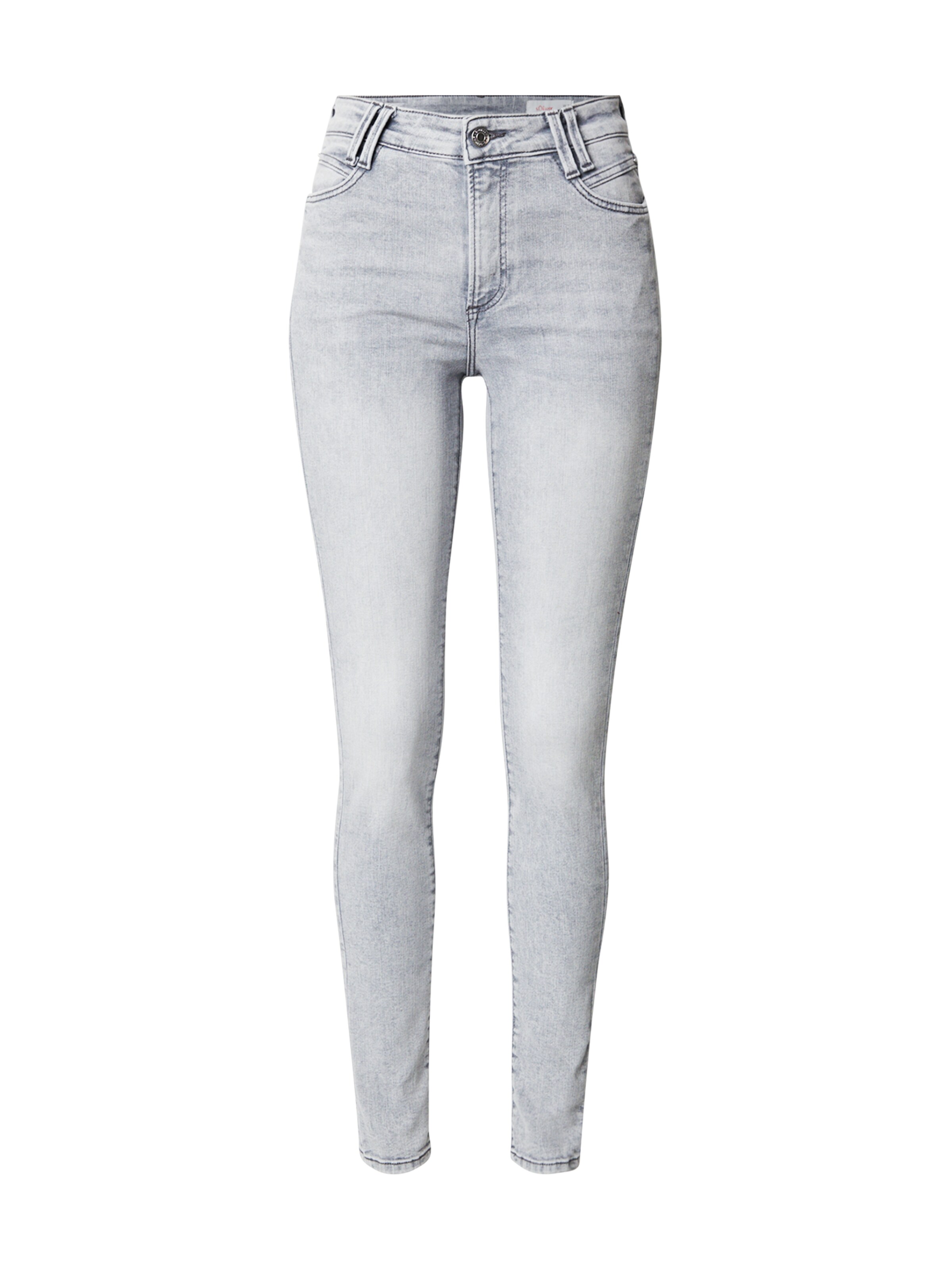 s.Oliver Skinny Jeans 'Izabell' in Grau: Vorderseite