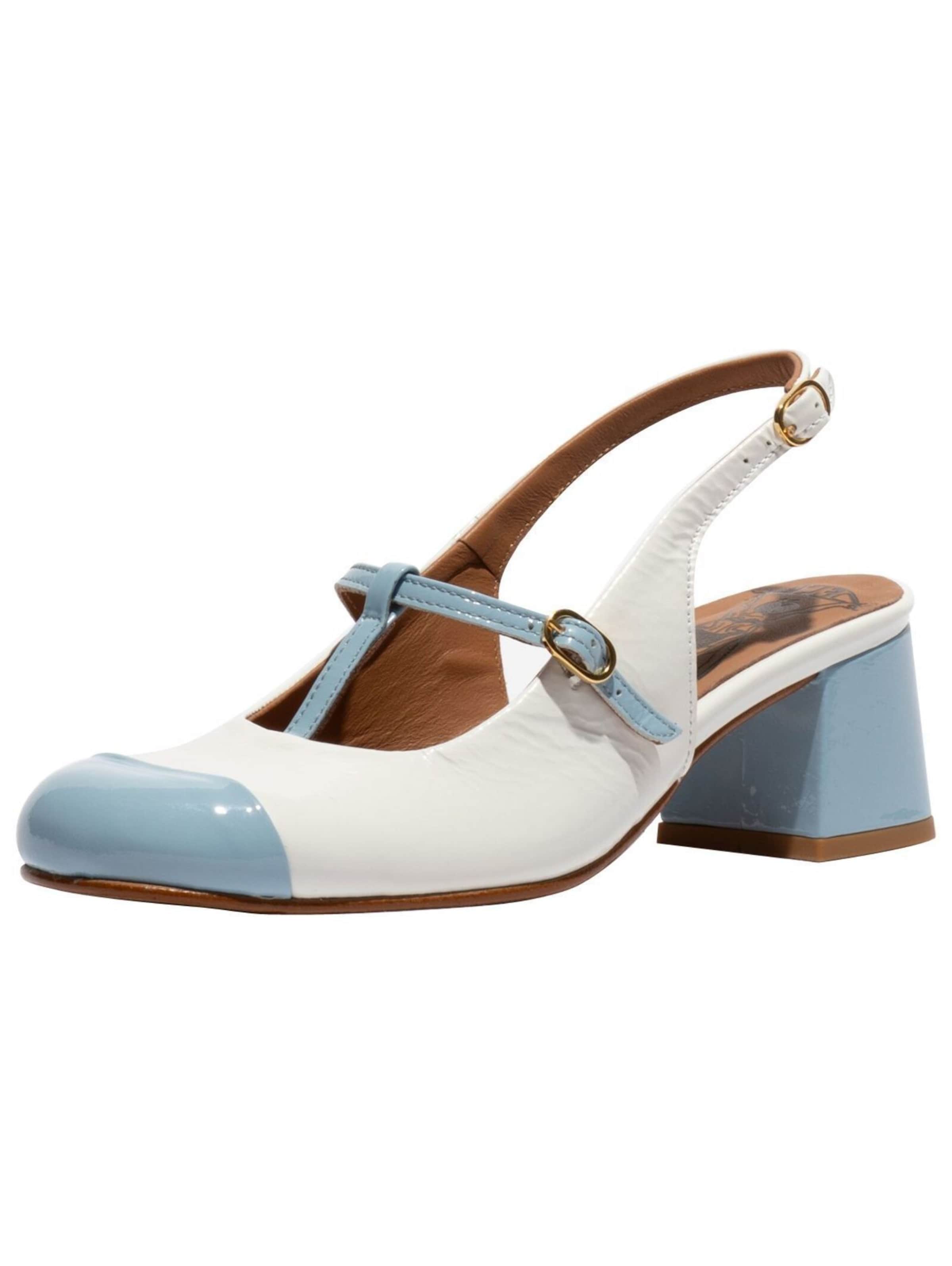 FLY LONDON Slingback pumps in White: front