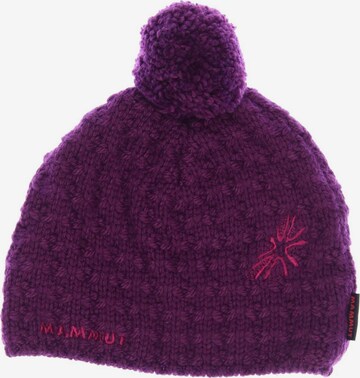 MAMMUT Hut oder Mütze One Size in Lila: predná strana