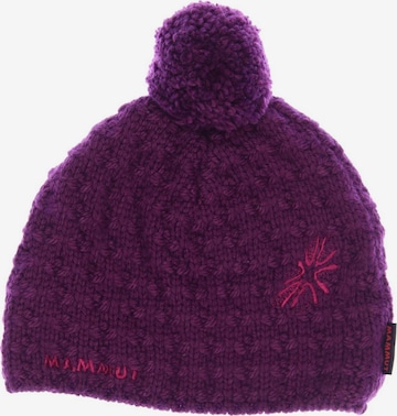 MAMMUT Hat & Cap in One size in Purple: front