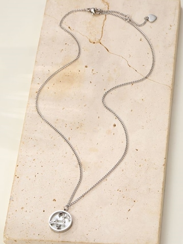 Hey Happiness - Cadena 'Luminous Leo' en plata