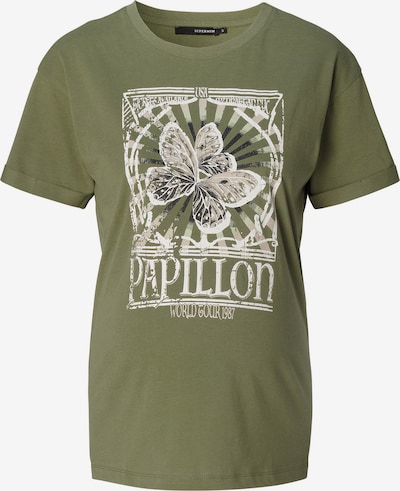 Supermom Shirts 'Evergreen' i beige / khaki / sort / hvid, Produktvisning