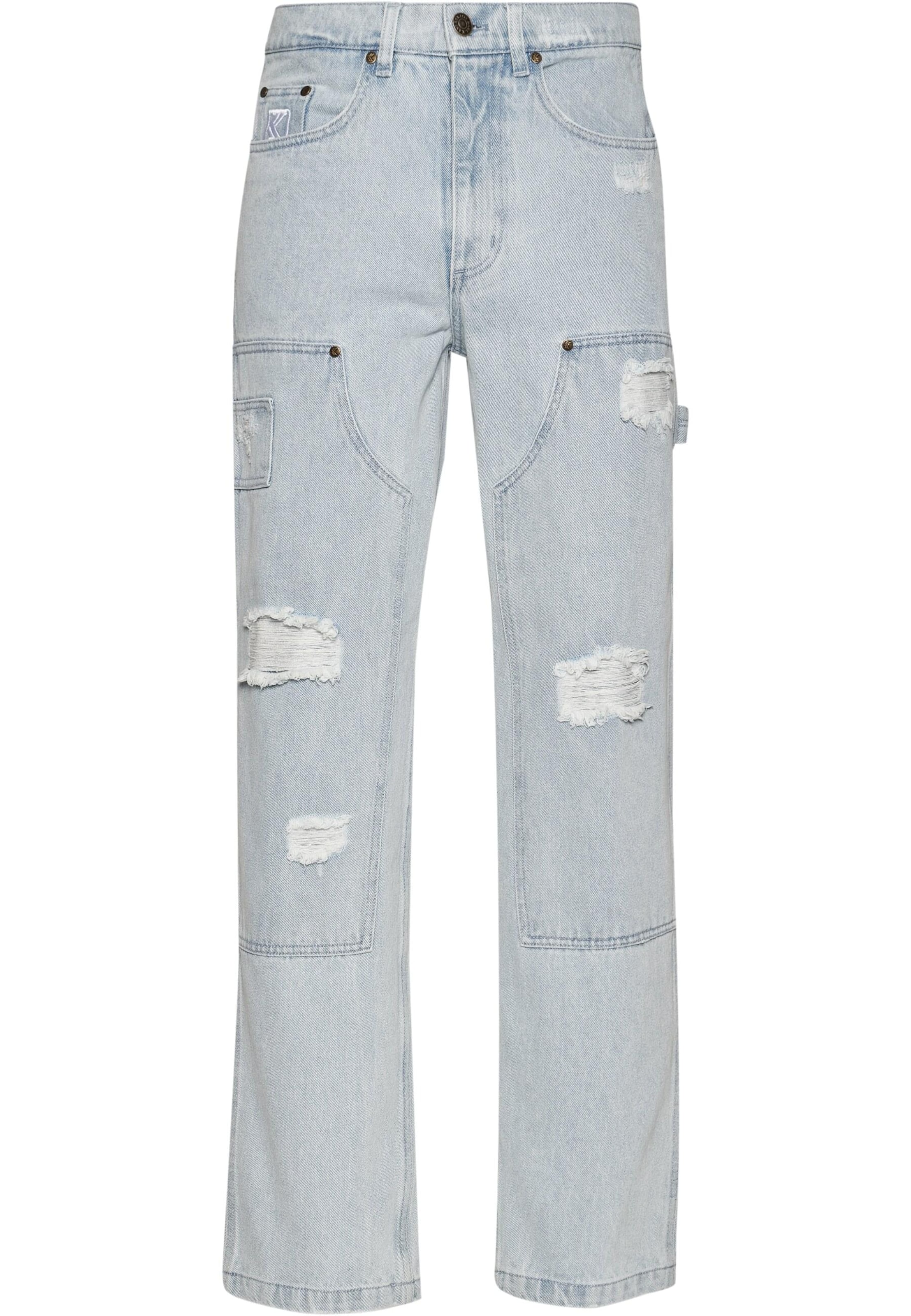 Karl Kani Slimfit Jeans i blå: framsida