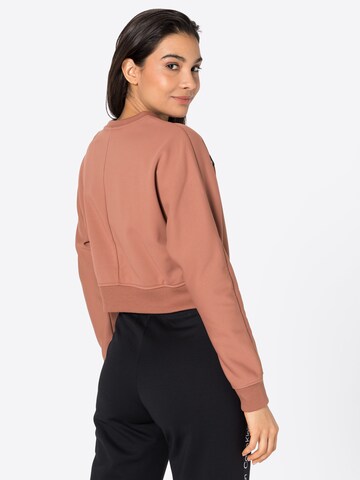 Sweat de sport Calvin Klein Sport en marron