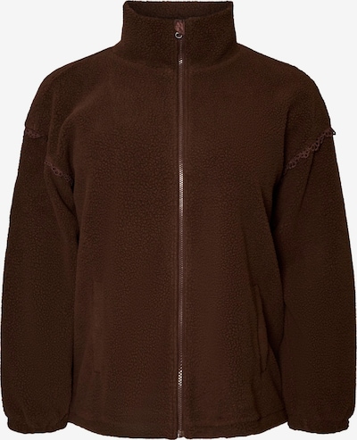 Zizzi Fleecejacke in XL-XXL in schoko, Produktansicht