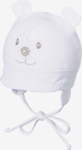 STERNTALER Beanie in White: front