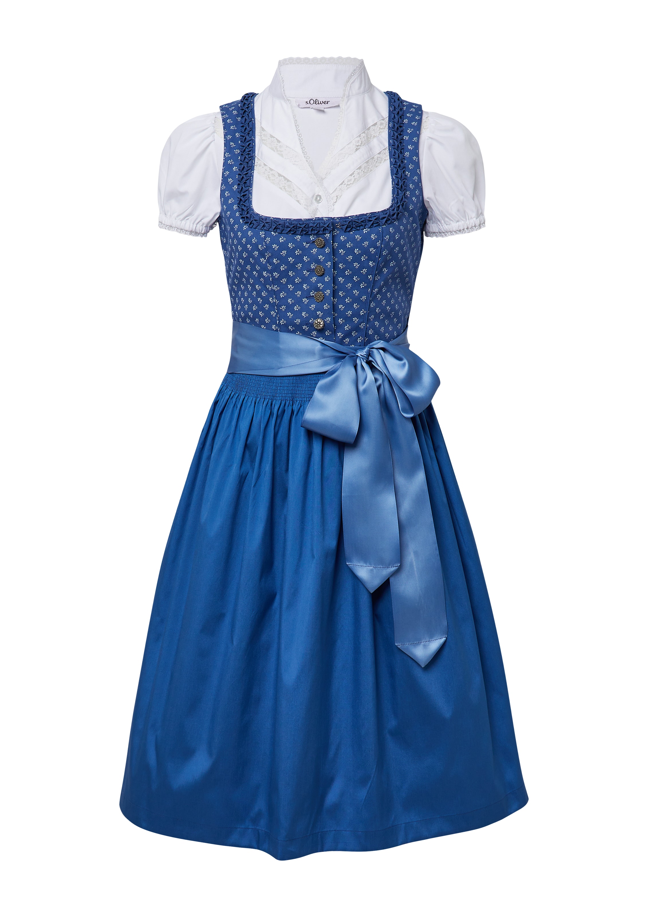 Dirndl s.Oliver en bleu : devant