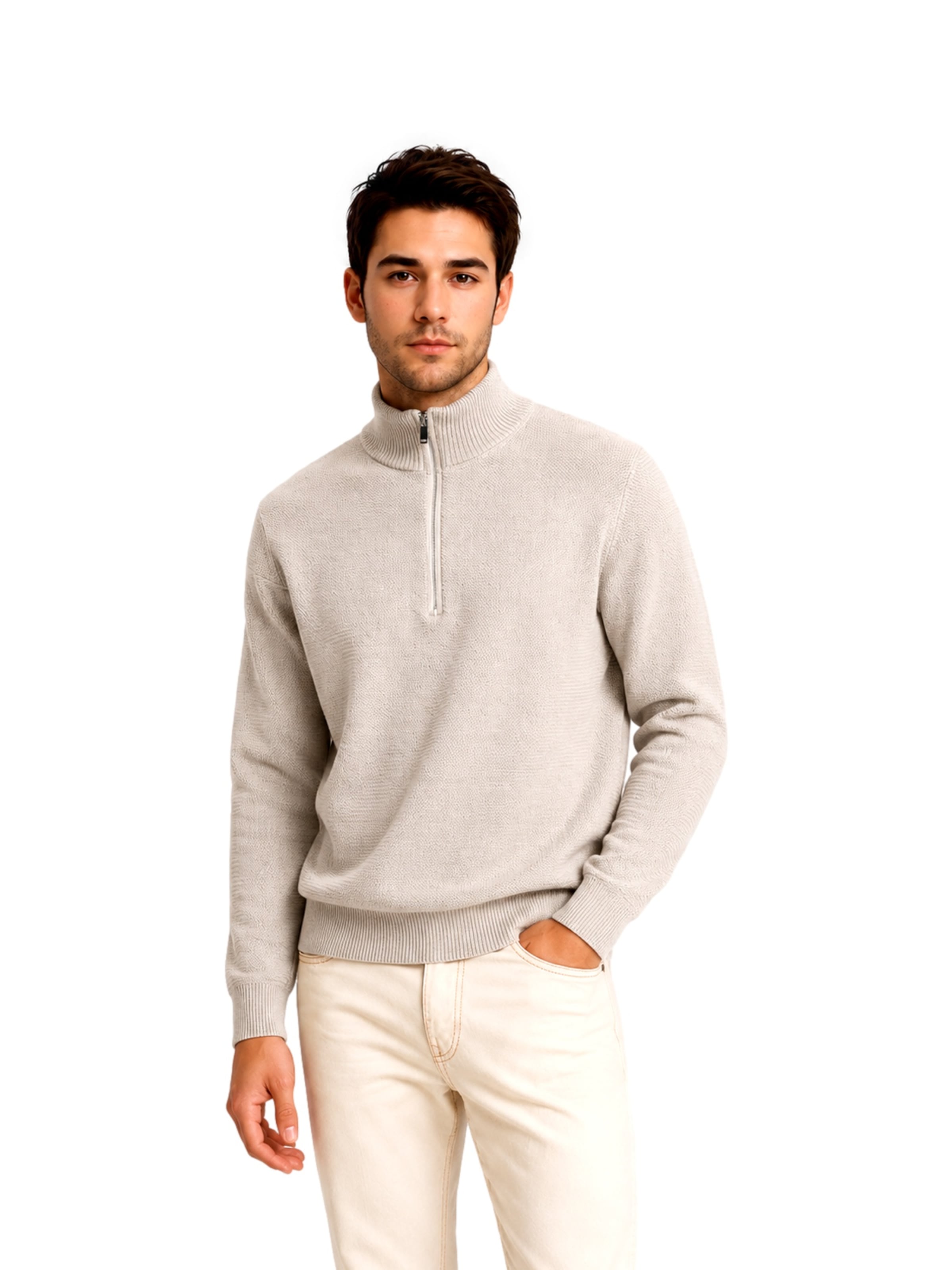 Pullover 'Carter' di Only & Sons in grigio: frontale