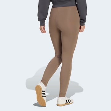 ADIDAS SPORTSWEAR Skinny Workout Pants 'Essentials' in Brown