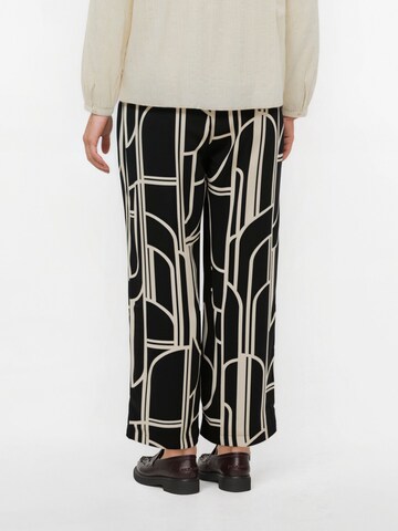 Vero Moda Curve Wide leg Pleat-front trousers 'VMChadley' in Black