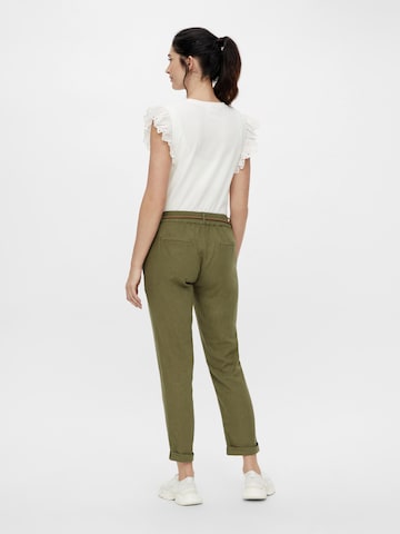 MAMALICIOUS Loose fit Trousers 'Beach' in Green