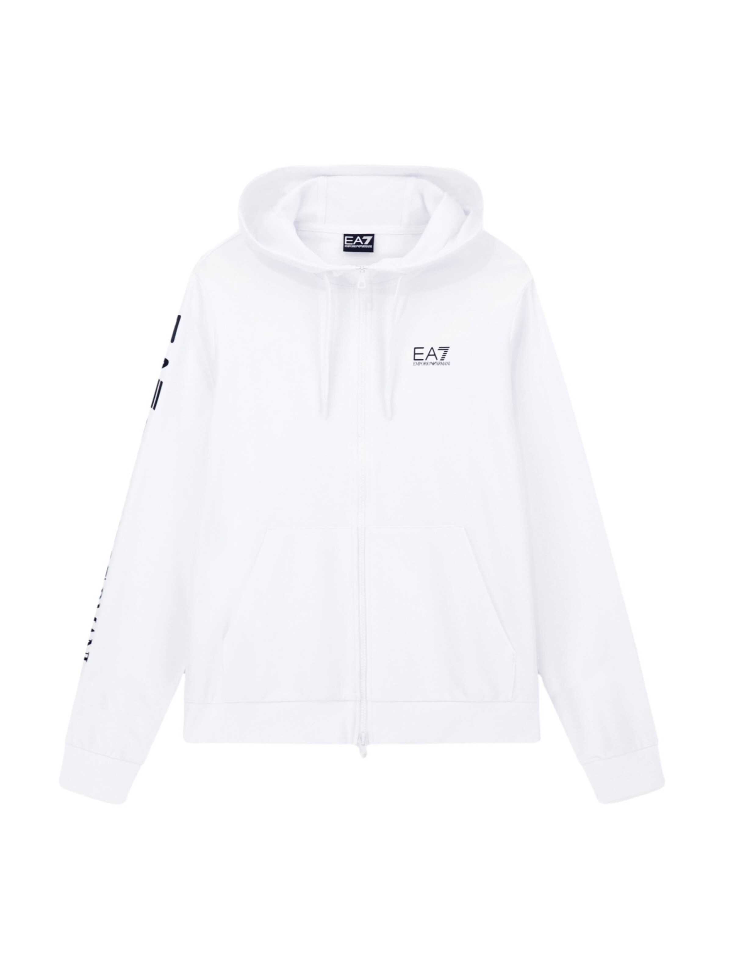 EA7 Emporio Armani Sweatvest in de kleur Wit, Productweergave