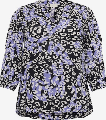KAFFE CURVE - Blusa 'Janni ' em mistura de cores: frente