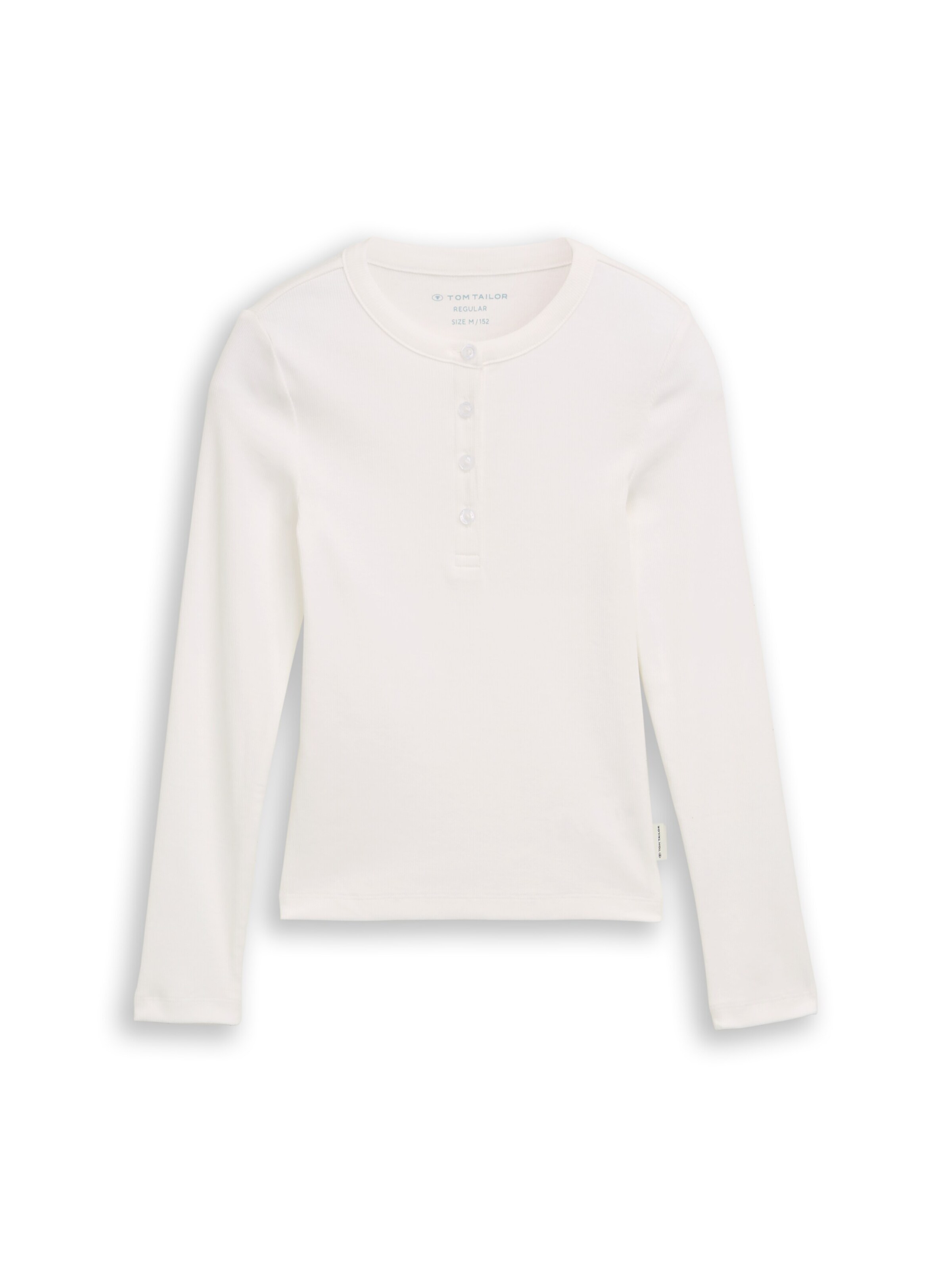TOM TAILOR Shirt in White: front