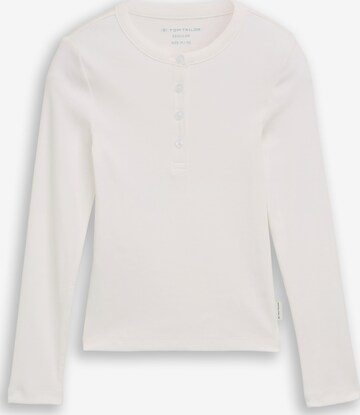 TOM TAILOR Shirt in White: front