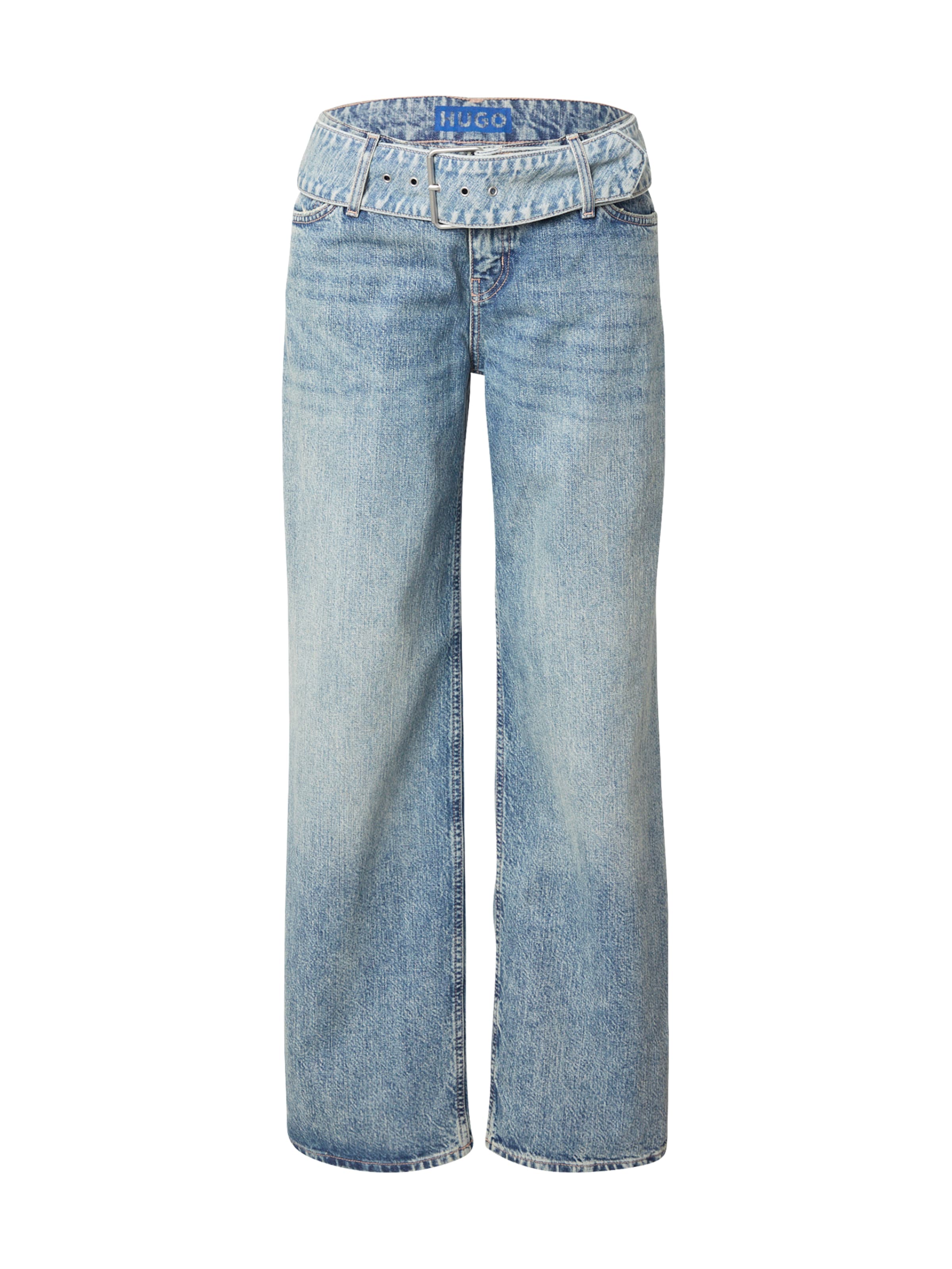 HUGO Baggy Jeans &#x27;Glory&#x27; in Blauw: voorkant