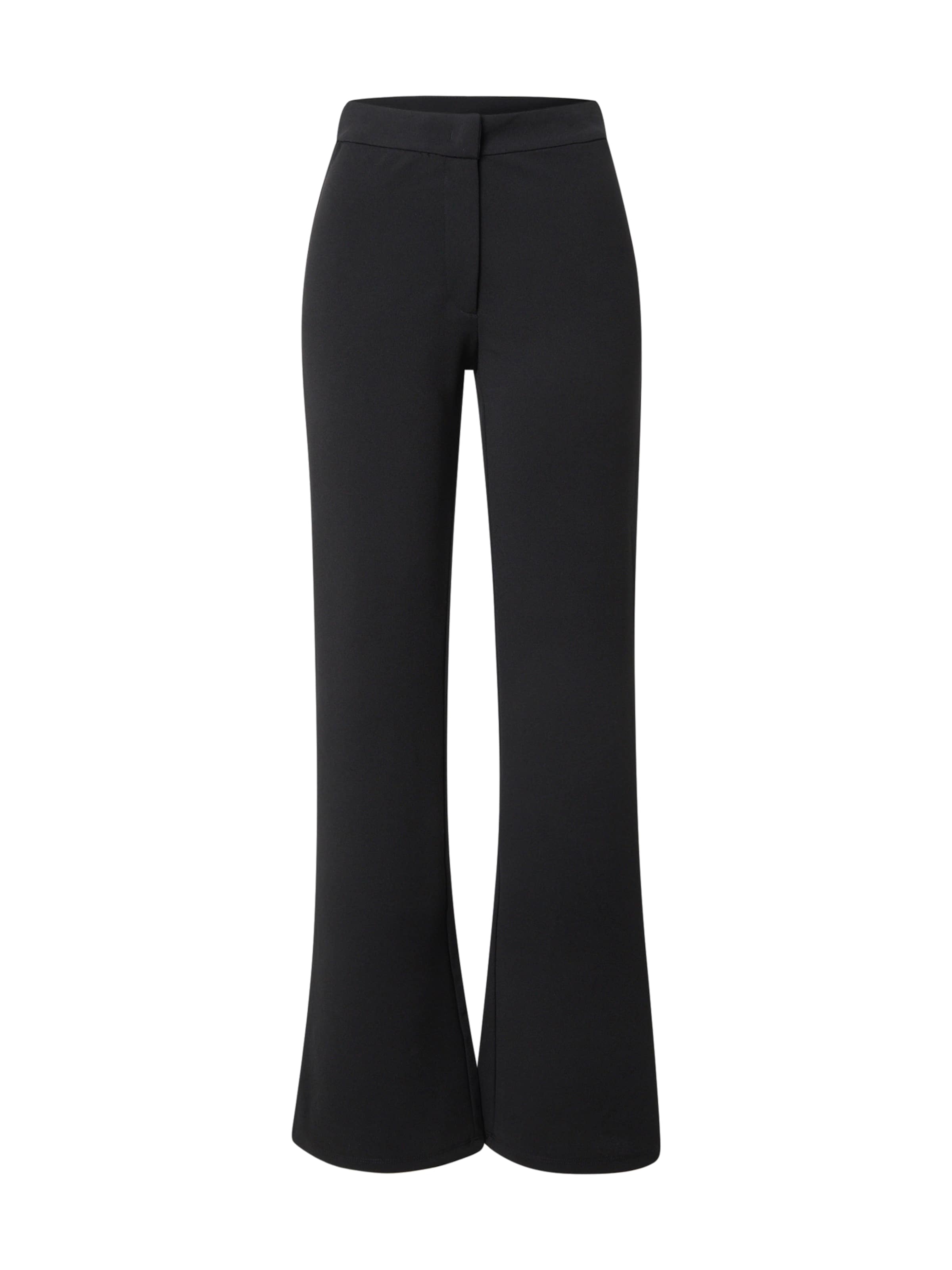 YAS Flared Pants 'YASVICTORIA' in Black: front