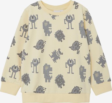 NAME IT Sweatshirt 'Baldur' in Yellow: front