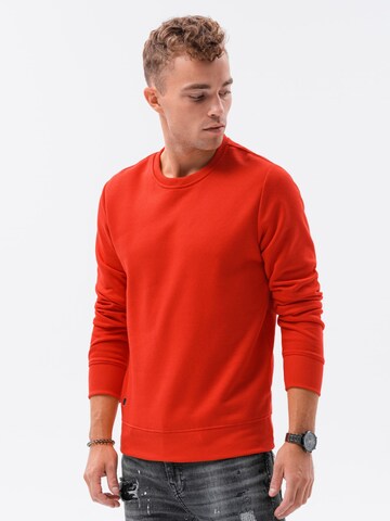 Sweat-shirt 'B978' Ombre en rouge : devant