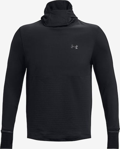 UNDER ARMOUR Athletic Sweatshirt 'Qualifier Cold' in Grey / Black, Item view