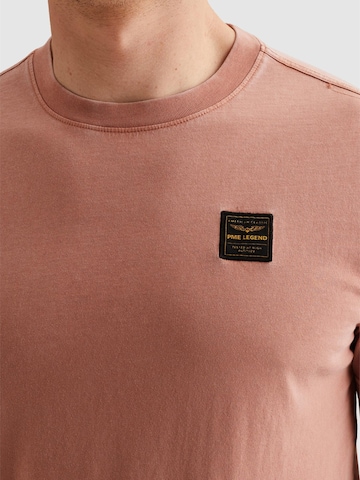 Maglietta 'T-shirt with badge and a garment-dye wash' di PME Legend in rosa