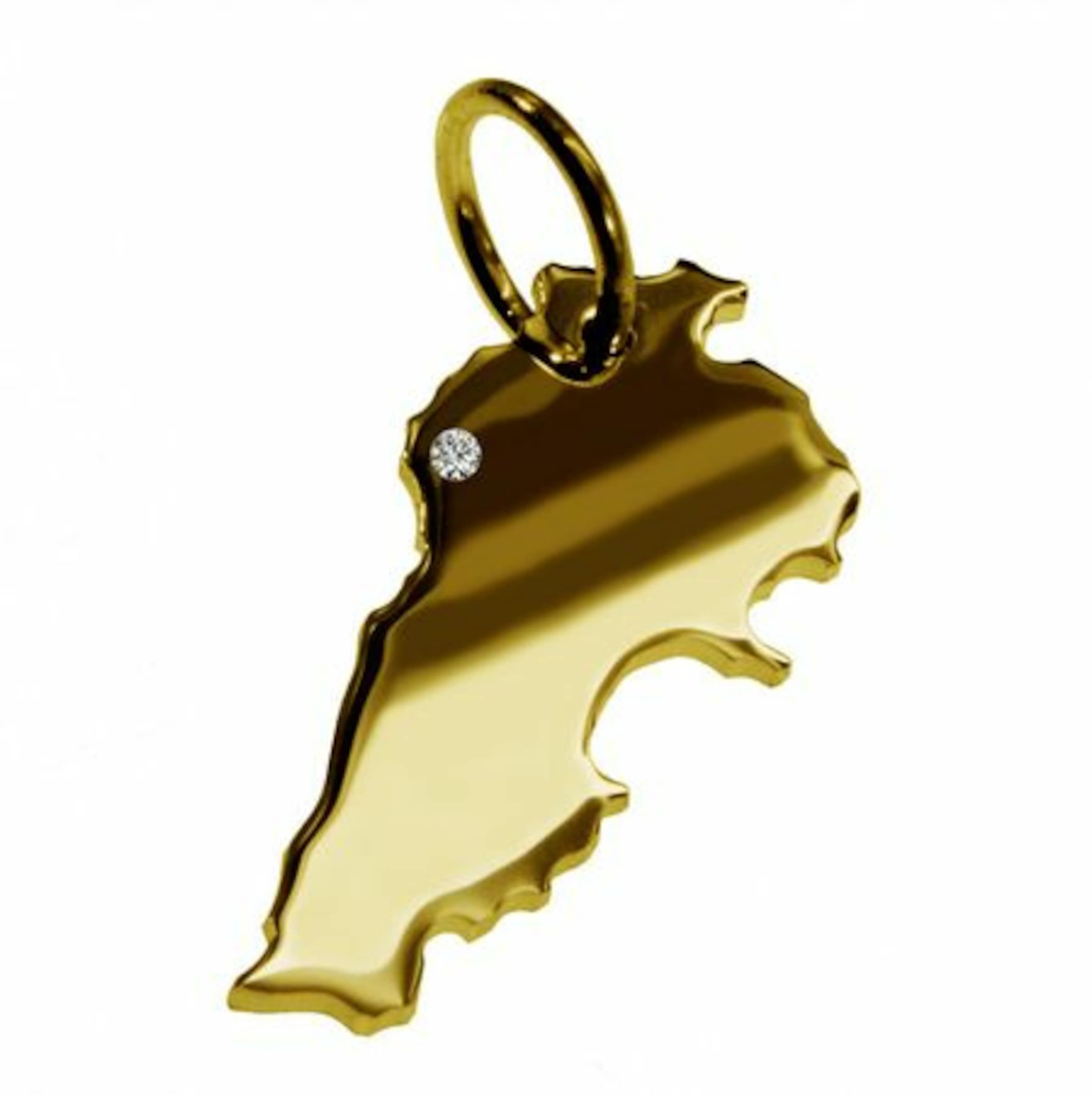 Schmuckador Pendant 'Libanon' in Gold: front