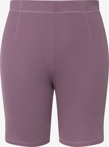 Ulla Popken Skinny Leggings  (GOTS) in Lila: predná strana