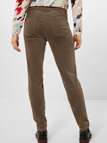 CECIL Slim fit Trousers in Green