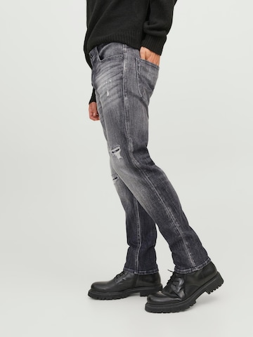 JACK & JONES Regular Jeans 'MIKE' in Grey