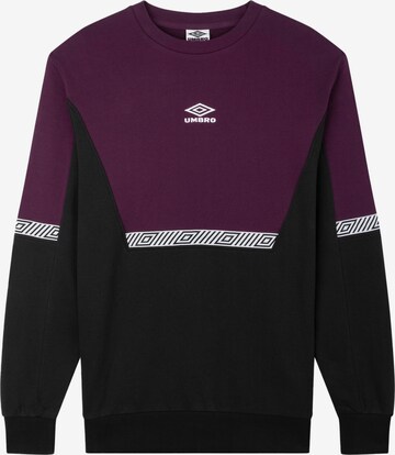 UMBRO Athletic Sweatshirt in Black: front