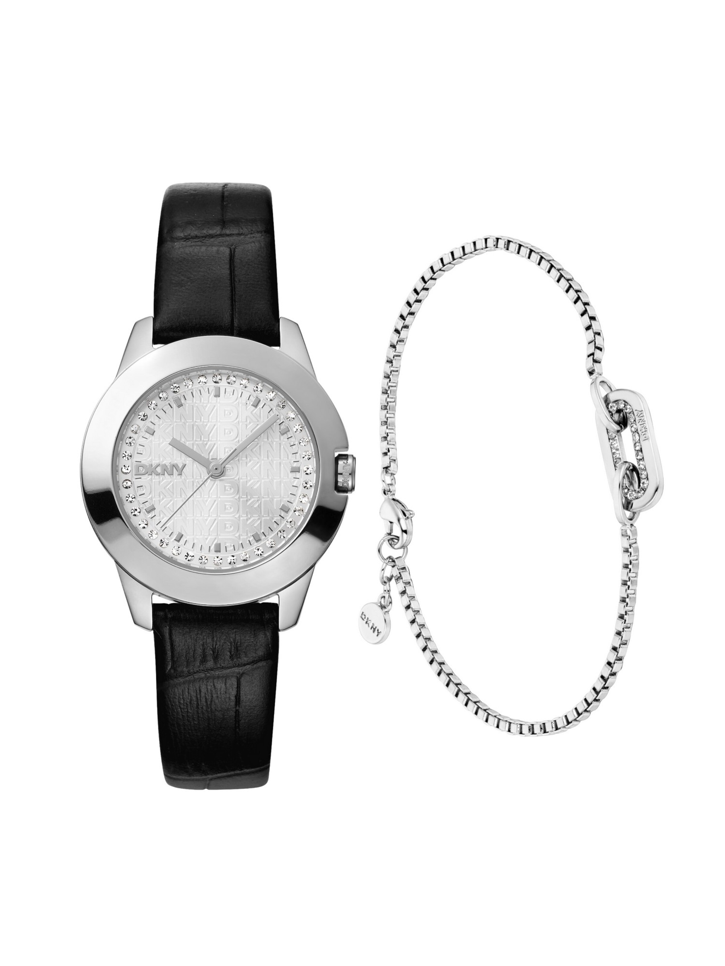 DKNY Analog Watch 'Park Ave' in Black: front