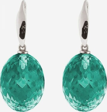 Boucles d'oreilles Gemshine en vert : devant