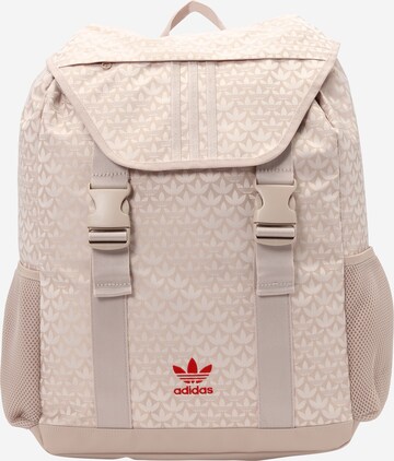 ADIDAS ORIGINALS Backpack in Grey: front