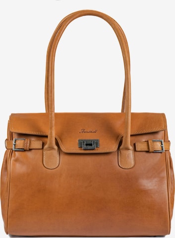Benthill Handtasche in Braun: Vorderseite
