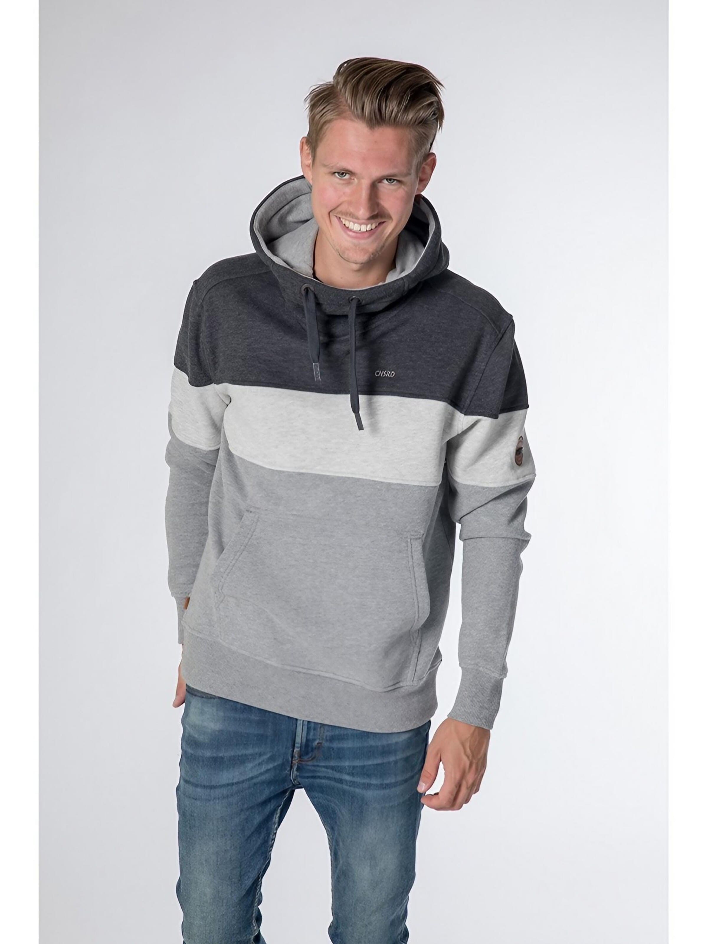 Sweat-shirt 'KING B' CNSRD en noir : devant