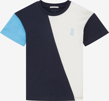 T-Shirt TOM TAILOR en bleu : devant