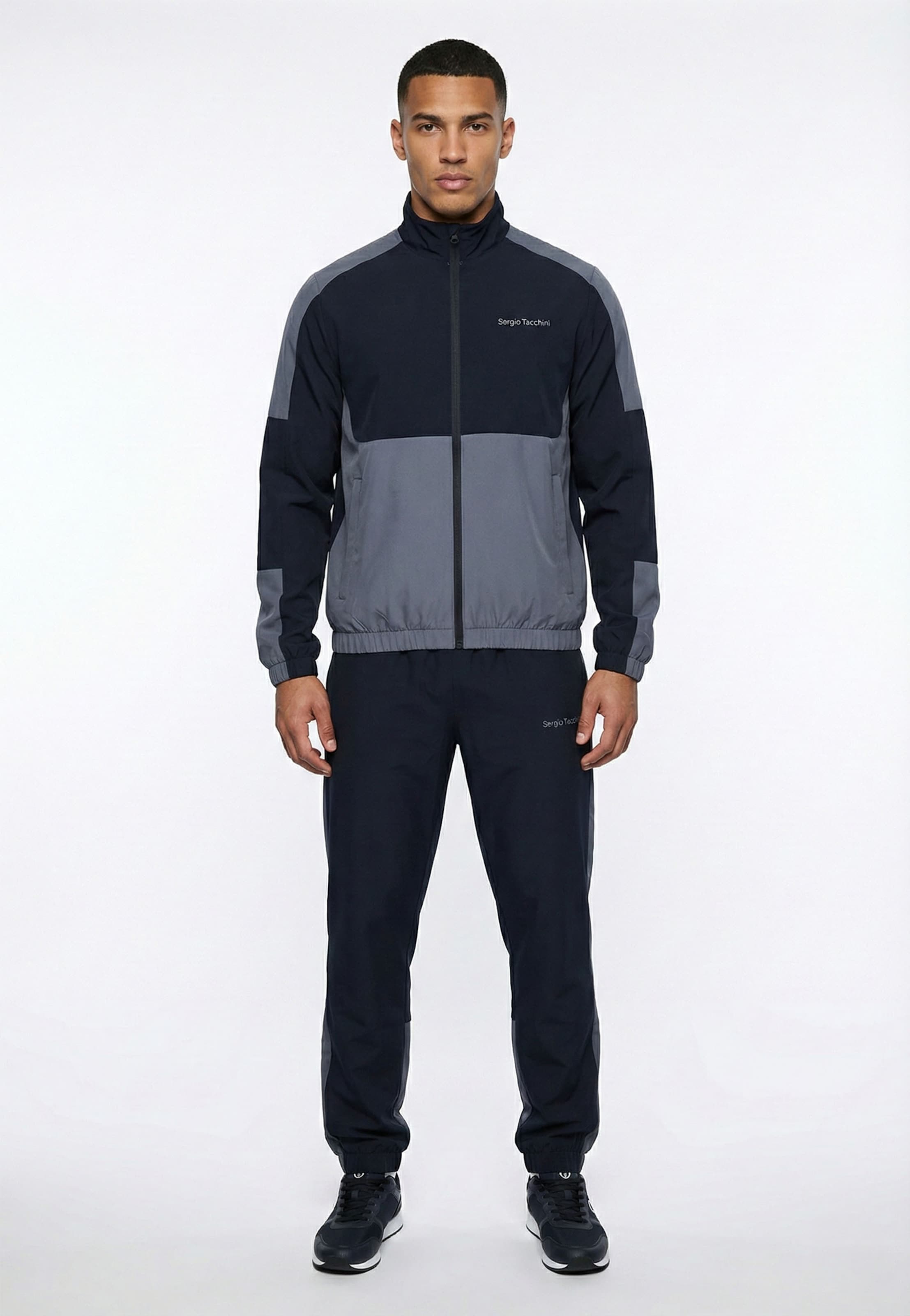 Sergio Tacchini Tracksuit 'Arcata' in Black: front