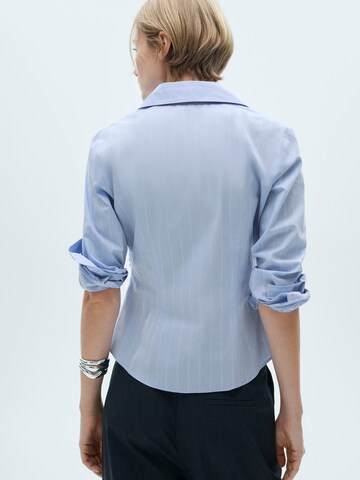 MANGO Bluse 'FRU' in Blau