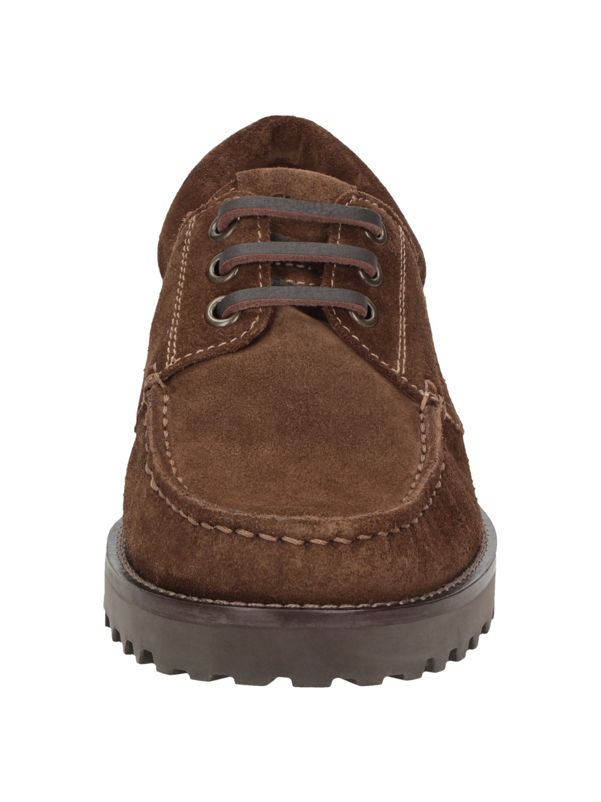 SIOUX Lace-up shoe ' Mikanera-700 ' in Brown